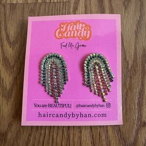 Feed Me Gems mini jumbo rainbow earrings